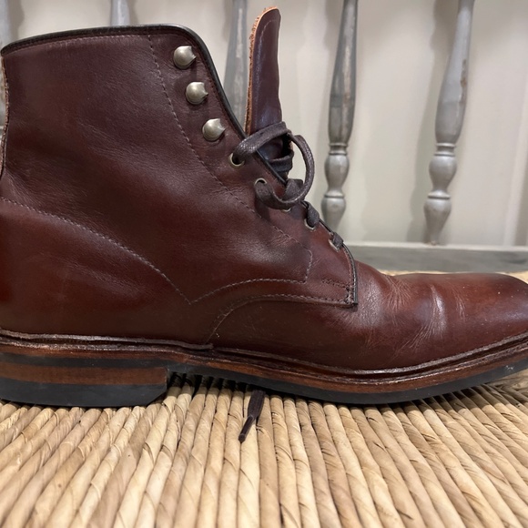 Allen Edmonds 10 D Shoes Higgins Mill Weatherproof boot in Chili brown - Picture 5 of 8